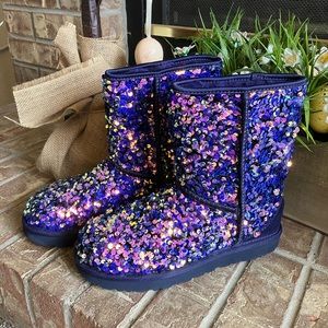 NIB Authentic Sequin Stellar Ugg’s Size 6